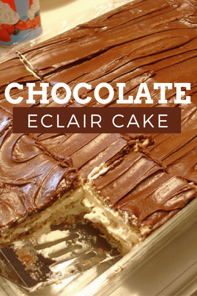 Easy Chocolate Eclair Cake Recipe Mom Spark Mom Blogger