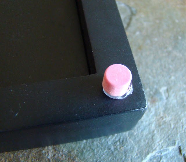 Use Pencil Erasers to Level Picture Frames Use Pencil Erasers to Level Picture Frames