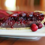 Dark Chocolate Cranberry Pie