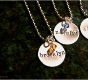 Handstamped Pendants