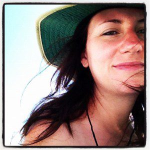 Amy on beach