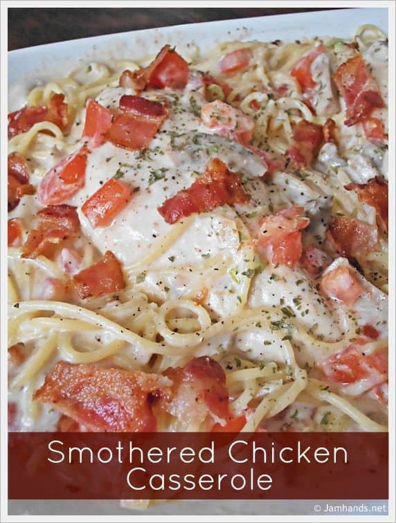 Easy Smothered Chicken Casserole Recipe | Mom Spark - Mom Blogger