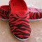 Shoe Makeover: Zebra Striped Classic Canvas Kicks Craft momspark.net