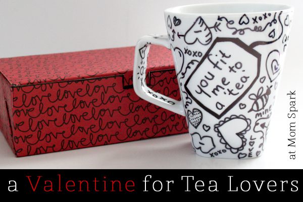 Writable Tea Coffee Mugs for Valentine's Day! (tutorial) momspark.net