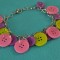 Easy and Cute Button Charm Bracelets Craft Tutorial momspark.net
