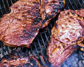 Teriyaki Steaks Grilled Recipe