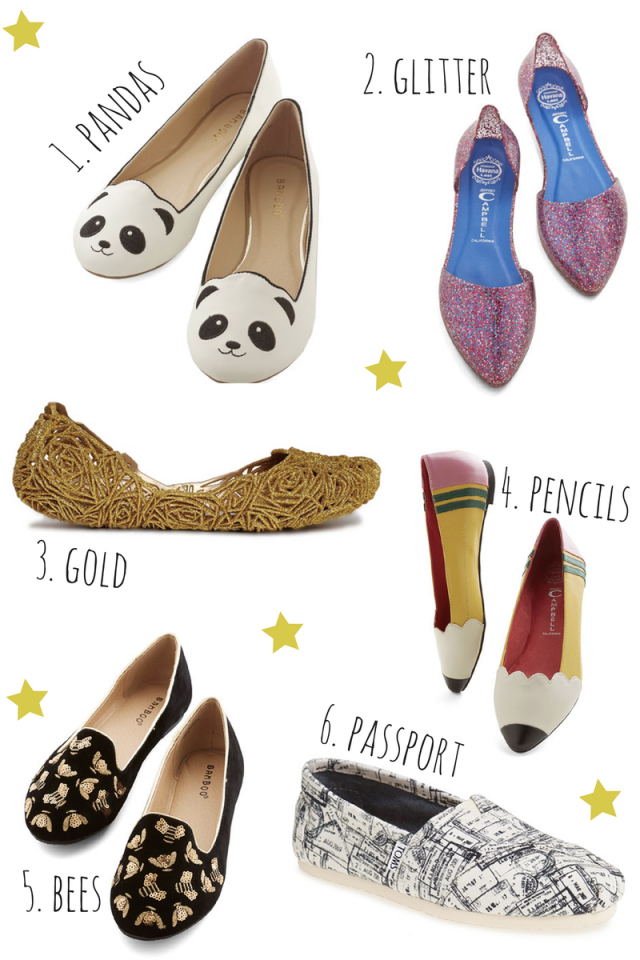 quirky flat shoes uk