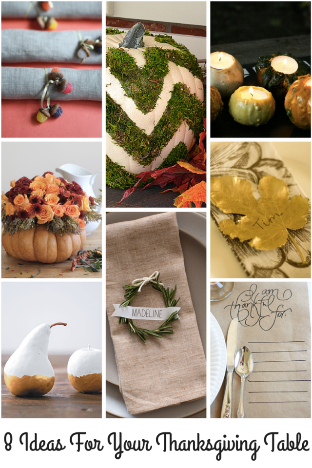 8 Ideas For Your Thanksgiving Table | Mom Spark - Mom Blogger