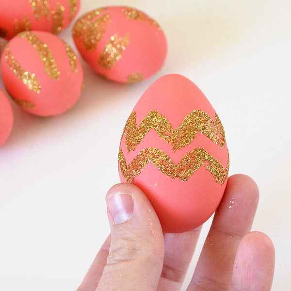 Easy Glitter Easter Eggs Mom Spark Mom Blogger