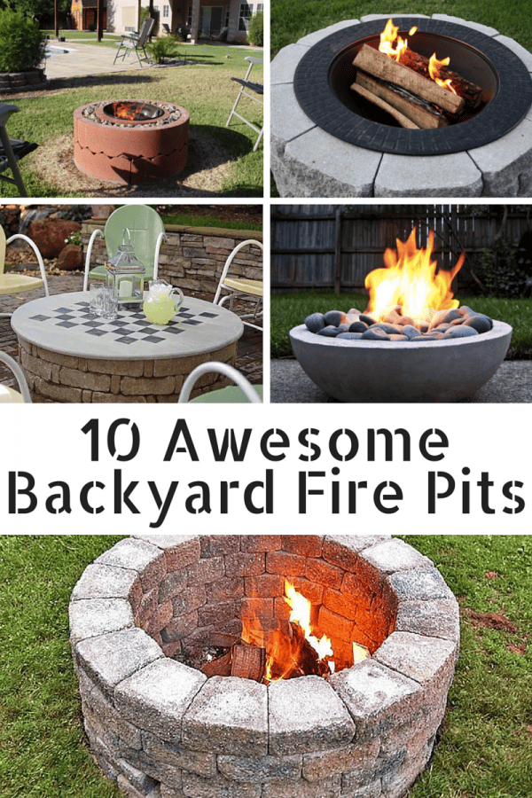 10 Awesome Backyard Fire Pits | Mom Spark - Mom Blogger