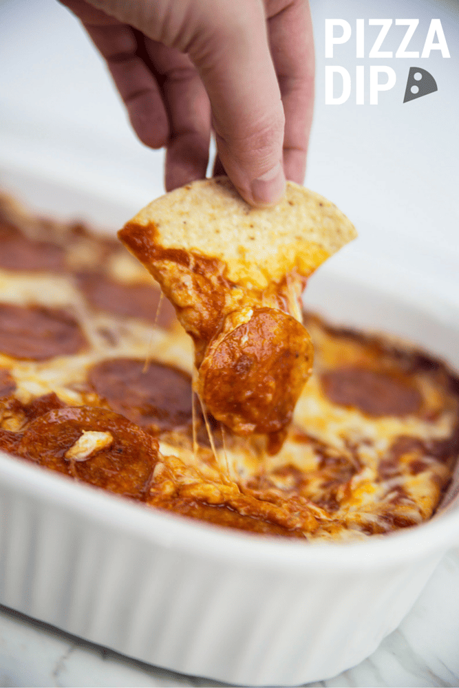 Cheesy Pepperoni Pizza Dip Recipe Mom Spark Mom Blogger