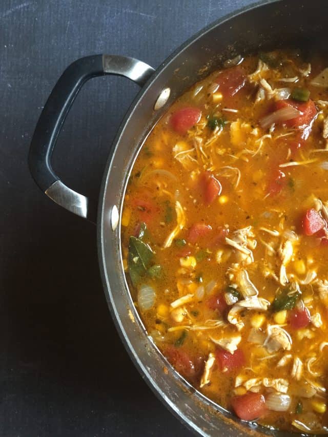 Easy Cheesy Chicken Tortilla Soup Mom Spark Mom Blogger