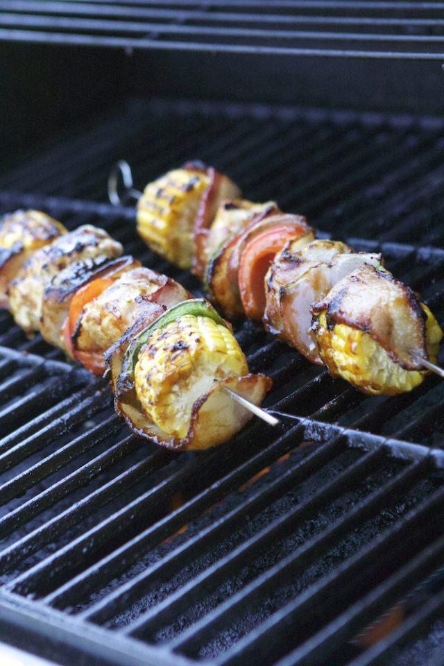 Grilled Barbecue Chicken Kabobs Recipe Mom Spark Mom Blogger 