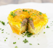 Sausage, Cheese & Egg Breakfast Hash Brown Nests Recipe
