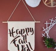 Spell it out! Greet guests and the new season with this super cute Happy Fall Y'all DIY banner!