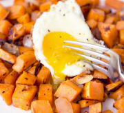 Whole30 Whole 30 Sweet Potato Hash with Fried Egg