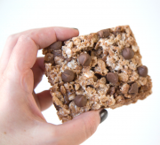 Cinnamon Pebbles S'mores Marshmallow and Chocolate Treats