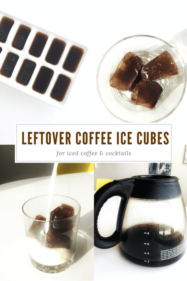 Leftover Coffee Ice Cubes Recipe Mom Spark Mom Blogger