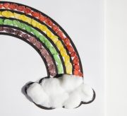 Fruity Pebbles Rainbow Paper Craft for St. Patrick's Day