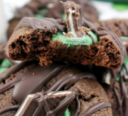 Chocolate Peppermint Thumbprint Cookies Recipe