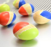 These modern Easter eggs are a great addition to any contemporary home's Easter decor!