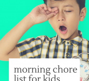 Free Printable Morning Chore List for Kids