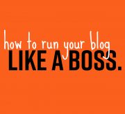 HOW TO RUN YOUR BLOG