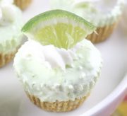 Mini Tequila Lime Margarita Cheesecake Pie Recipe Summer is on its way, so my mind has been racing with cool, refreshing recipes to make on those long hot days. Citrus dishes instantly come to mind, with limes in particular on the very top of that list. So, let's celebrate summer today with limes - what say you? Mini Tequila Lime Margarita Cheesecake Pies! Ready for the recipe?
