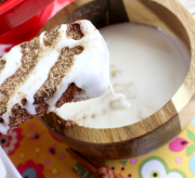 Angel Food Cake Churro Sticks with Tequila Lime Glaze Recipe