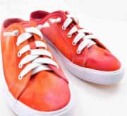 DIY Ice Dyed Sneakers Craft
