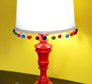 Breathe new life into a thrift store lamp with some personality!