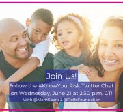 TWITTER PARTY ALERT! Wednesday, June 21st at 2:30pm CT #KnowYourRisk