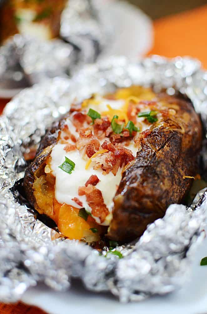 CrockPot Slow Cooker Loaded Baked Potato Recipe | Mom Spark - Mom Blogger
