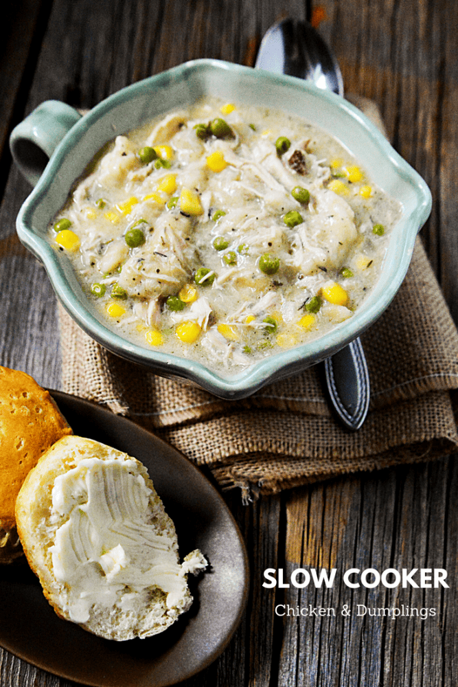 Slow Cooker Chicken and Dumplings Recipe Mom Spark Mom Blogger