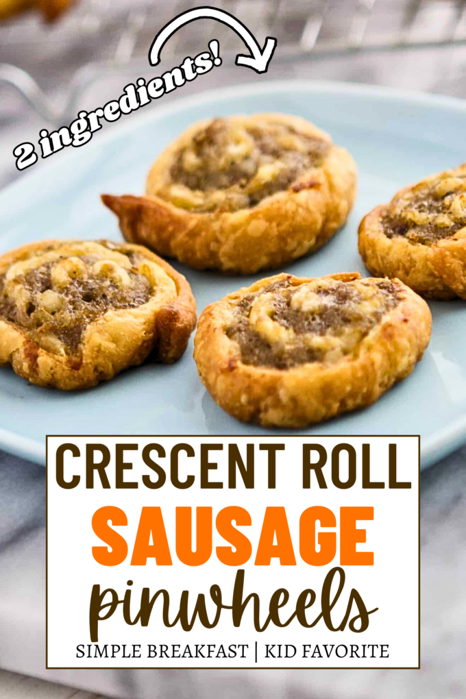 Crescent Roll Sausage Pinwheels