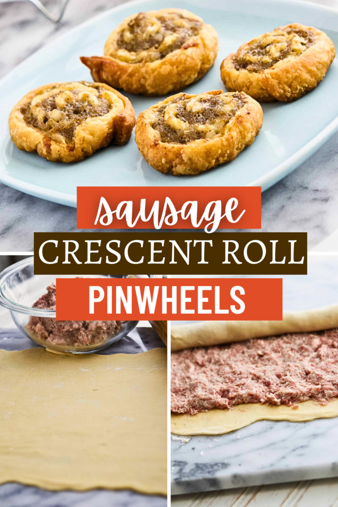 Crescent Roll Sausage Pinwheels