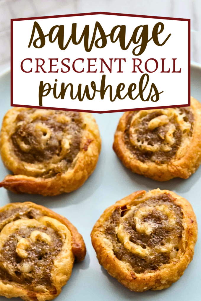 Crescent Roll Sausage Pinwheels