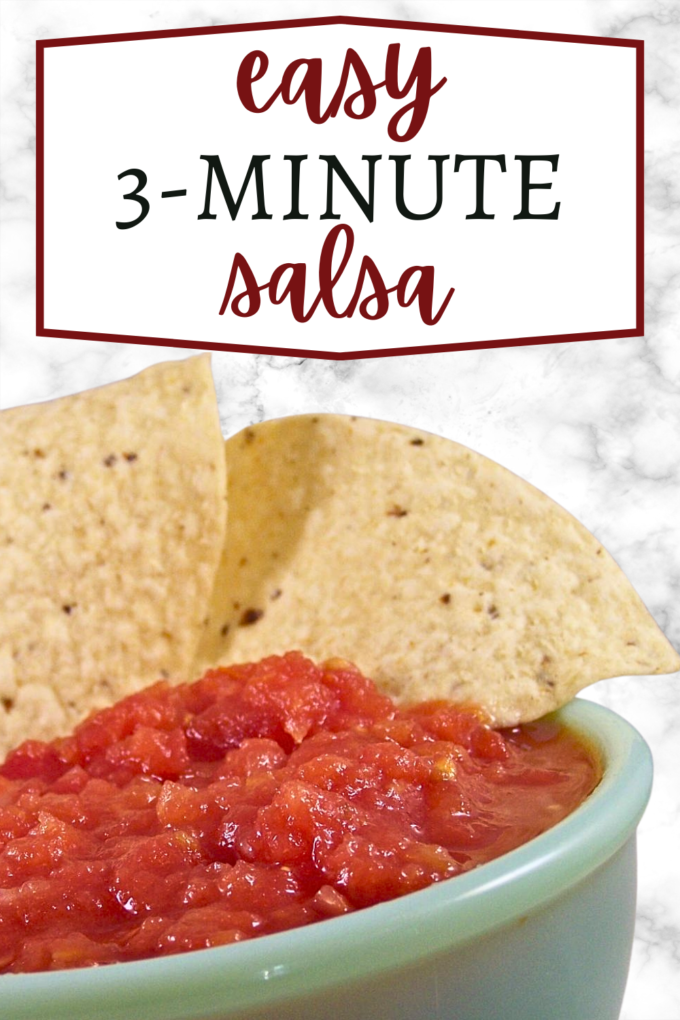 Easy 3-minute Salsa Recipe