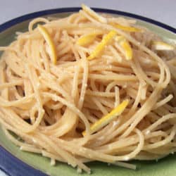 Easy Lemon Parmesan Spaghetti