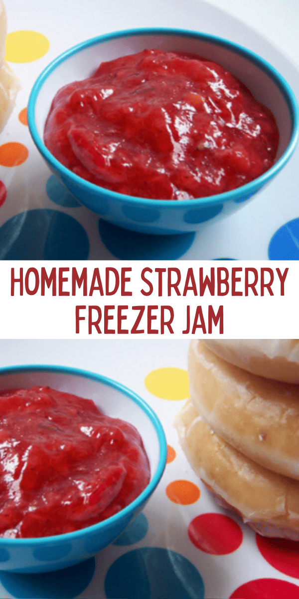Easy Homemade Strawberry Freezer Jam Recipe