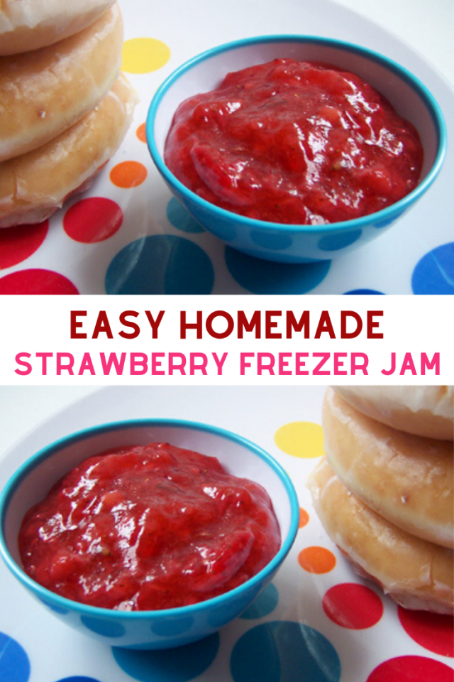 Easy Homemade Strawberry Freezer Jam Recipe