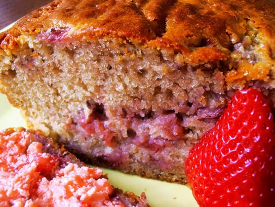 Strawberry Bread with Strawberry Butter Recipe