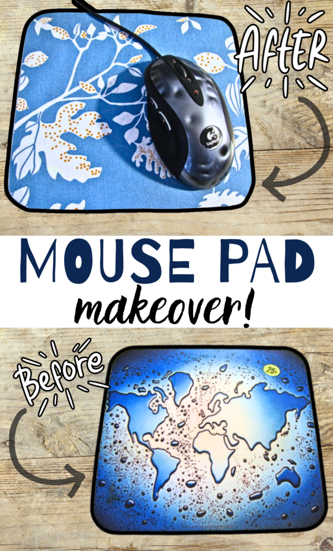 EASY Mouse Pad Makeover