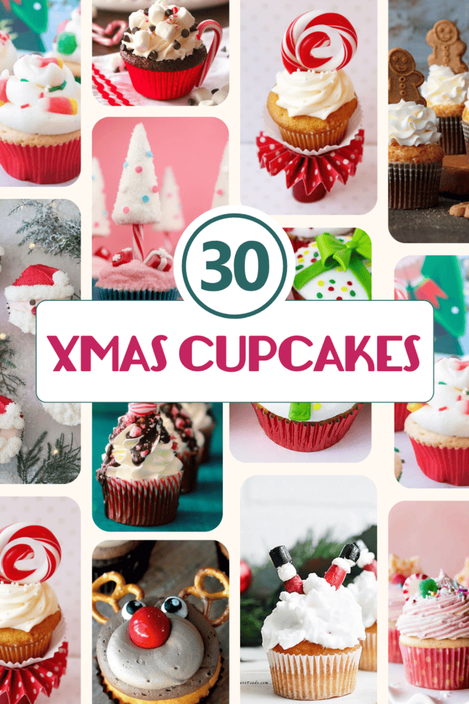 30 Stunning Christmas Cupcake Recipes