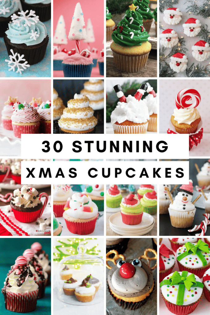 30 Stunning Christmas Cupcake Recipes