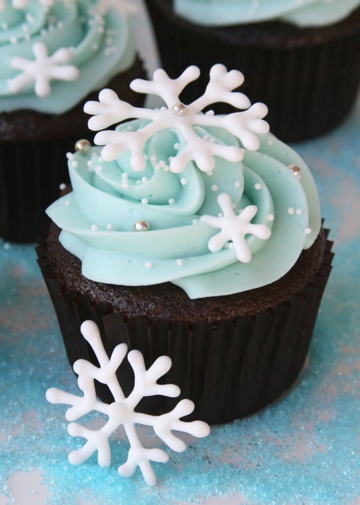 Snowflake Cupcake Recipe