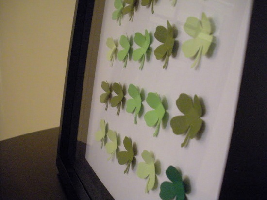 St. Patrick's Day Four Leaf Clover Craft