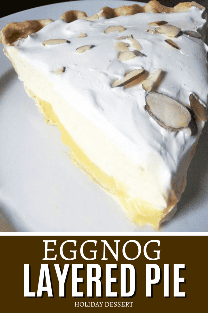 Eggnog Layered Pie Recipe