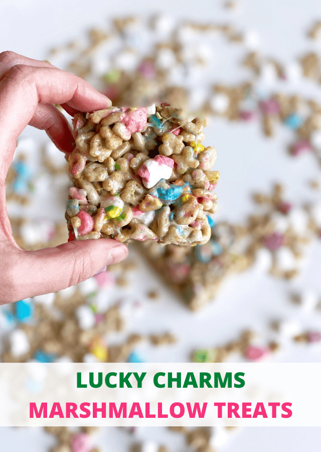 Lucky Charms Marshmallow Bar Treats