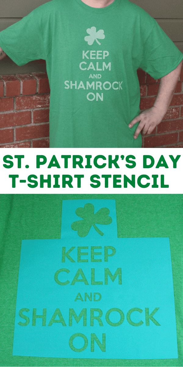 DIY St. Patrick's Day T-Shirt Stencil